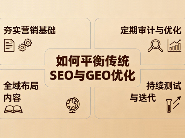 平衡傳統 SEO 與 GEO 優化